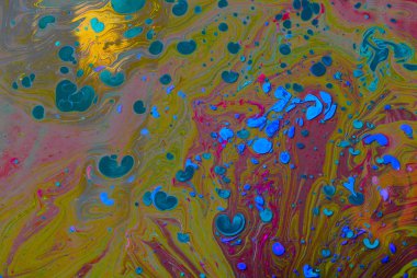 Soyut grunge sanat arkaplan dokusu renkli boya çıkıntıları ile