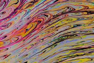 Soyut grunge sanat arkaplan dokusu renkli boya çıkıntıları ile