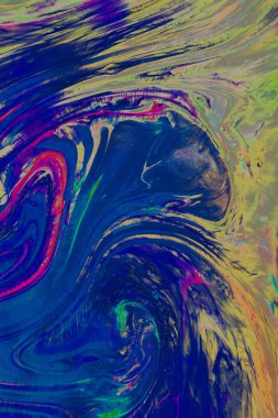 Soyut grunge sanat arkaplan dokusu renkli boya çıkıntıları ile