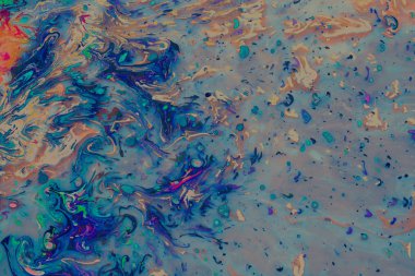 Soyut grunge sanat arkaplan dokusu renkli boya çıkıntıları ile