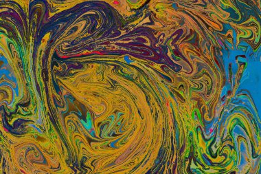 Soyut grunge sanat arkaplan dokusu renkli boya çıkıntıları ile