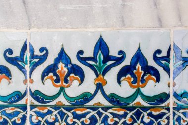  Osmanlı eski el yapımı Türk çini