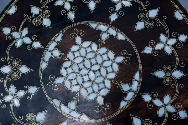Osmanische Kunst Intarsien Aus Perlmutt — Stockfoto