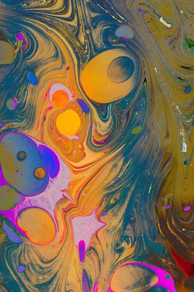 Abstrakt grungekunst-bakgrunnsstruktur med fargerik malingsflekk – stockfoto