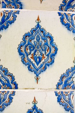  Osmanlı eski el yapımı Türk çini