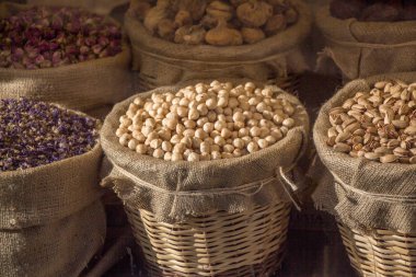 Hasır sepet fullnuts çeşitli tür