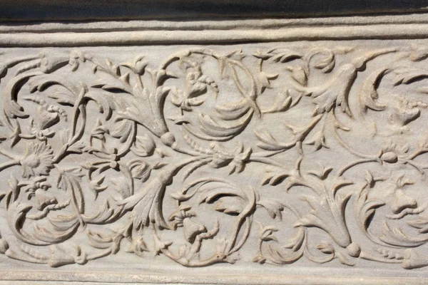 Ottomanska marmor carving konst detalj — Stockfoto