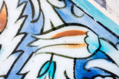  Osmanlı eski el yapımı Türk çini