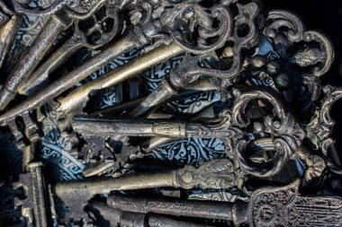 Anahtar dekoratif anahtar Retro tarz