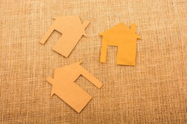 Ev şekli dışarı-in kağıt kesme 