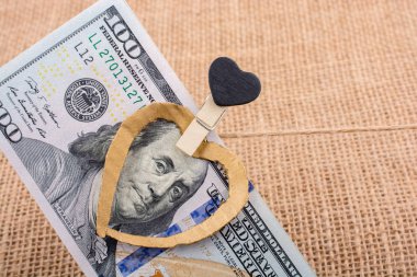 Bize Benjamin Franklin yüz doları yakın çekim 