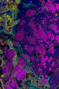 Soyut grunge sanat arkaplan dokusu renkli boya çıkıntıları ile