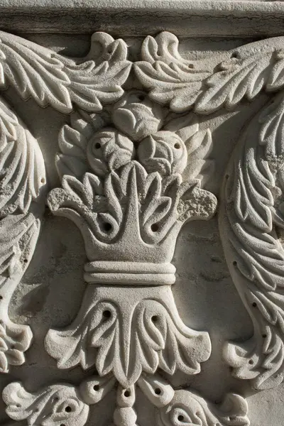 Turecký mramorový řezbářské umění detail — Stock fotografie