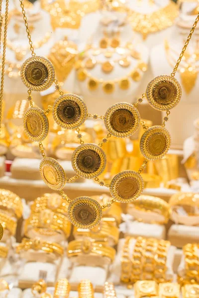 Muitas moedas de ouro turcas geniune — Fotografia de Stock