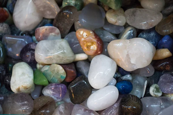 Set of natural mineral gemstones — Stock Photo, Image