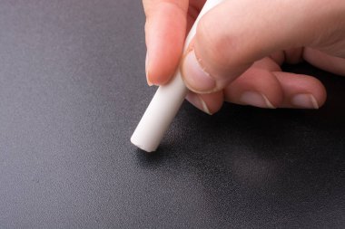 El Beyaz tebeşir ve kara tahta