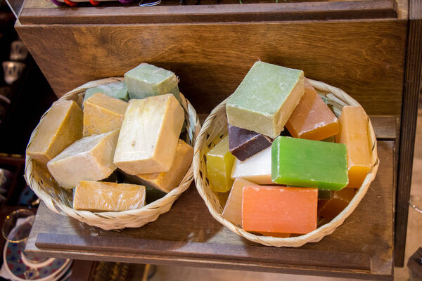Collection of bars of hand made soap 
