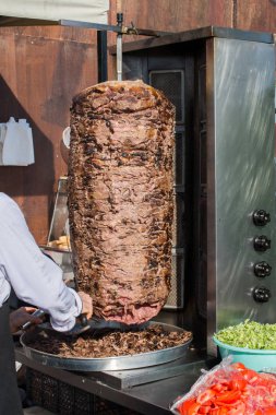 Geleneksel Türk döner kebap ızgara