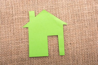 Ev şekli dışarı-in kağıt kesme 