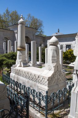 Eski Istanbul mezarlara taşa