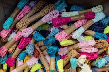 Görünümünde Satılık renkli halat paketi