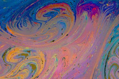 Soyut grunge sanat arkaplan dokusu renkli boya çıkıntıları ile