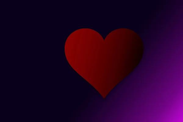 Валентина фону з червоні форми серця як любов концепції — стокове фото