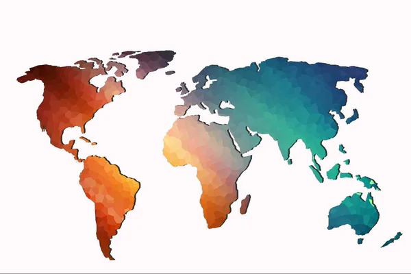Nagyjából globális üzleti koncepcióként vázolta fel a világtérképet. — Stock Fotó