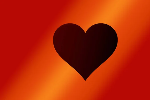 San Valentino sfondo con la forma del cuore rosso come concetto di amore — Foto Stock