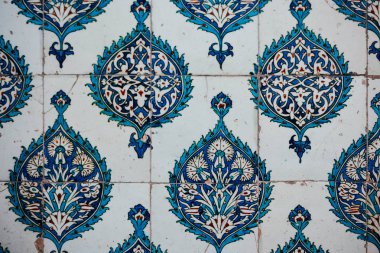  Osmanlı eski el yapımı Türk çini