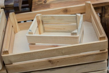 Satılık ahşap sandık kutusu 