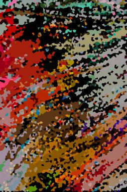 Soyut grunge sanat arkaplan dokusu renkli boya çıkıntıları ile