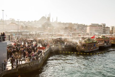 Istanbul Cityscape ile ünlü bina siluet