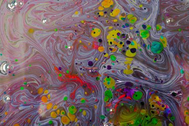 Soyut grunge sanat arkaplan dokusu renkli boya çıkıntıları ile