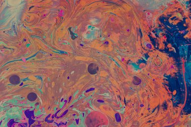 Soyut grunge sanat arkaplan dokusu renkli boya çıkıntıları ile