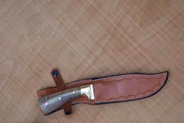 ディスプレイの単一の鋼鉄ナイフ — ストック写真