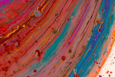 Soyut grunge sanat arkaplan dokusu renkli boya çıkıntıları ile