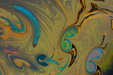 Soyut grunge sanat arkaplan dokusu renkli boya çıkıntıları ile