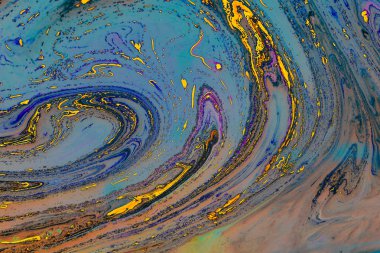 Soyut grunge sanat arkaplan dokusu renkli boya çıkıntıları ile