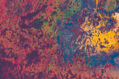 Soyut grunge sanat arkaplan dokusu renkli boya çıkıntıları ile