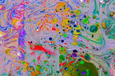 Soyut grunge sanat arkaplan dokusu renkli boya çıkıntıları ile