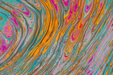 Soyut grunge sanat arkaplan dokusu renkli boya çıkıntıları ile