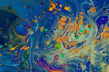 Soyut grunge sanat arkaplan dokusu renkli boya çıkıntıları ile