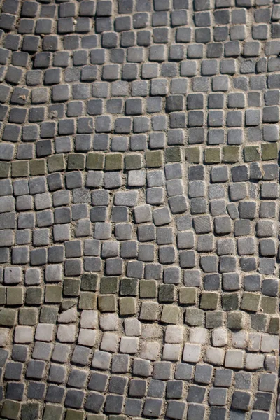 Fondo decorativo construido con pequeñas piedras — Foto de Stock