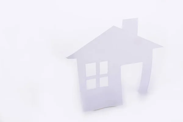 Isolated paper house — Stock Photo, Image