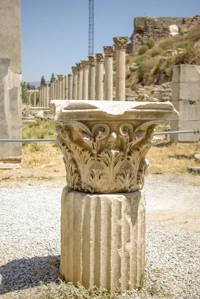 Az Epheszosz ókori város romjai — Stock Fotó