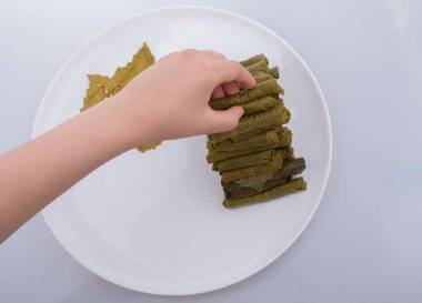 Türk tarzı dolma yaprak 