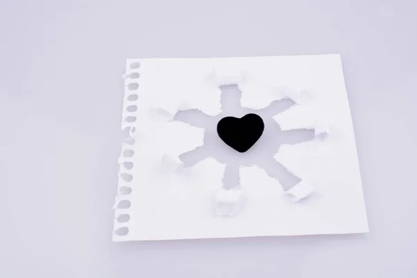 Papierkunst mit Herz — Stockfoto