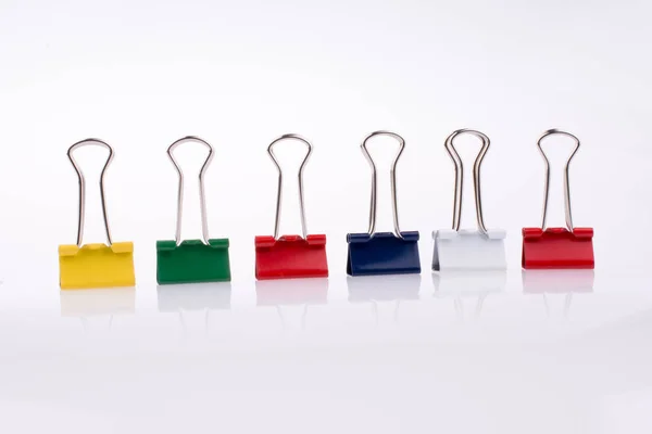 Colorful paper clips — Stock Photo, Image