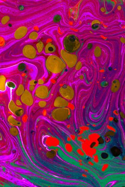 Soyut grunge sanat arkaplan dokusu renkli boya çıkıntıları ile